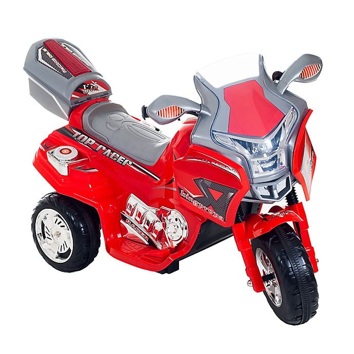 Ride on Toy, 3 Wheel Motorcycle Trike for Kids, Battery Powered Ride On Toy by Lil' Rider - Ride on Toys for Boys and Girls, 2 - 5 Year Old - Red