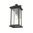 thumbnail image 6 of Z-Lite 531MXL Black Portland 18" Tall Outdoor Wall Sconce, 6 of 7