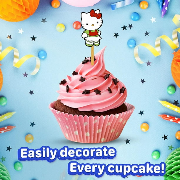 Hello kitty deals cupcake rings
