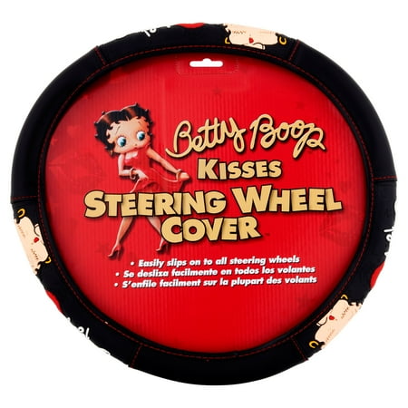 Betty Boop Kisses Steering Wheel Cover