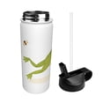 thumbnail image 2 of Sikiie Hunting Frog Print 18OZ Insulated Straw Cup, Portable Leak-proof Sports Water Bottle, Stainless Steel Water Cup Suitable for Home and Outdoor, 2 of 8