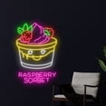 thumbnail image 3 of Handmadetneonsign Raspberry Sorbet Neon Sign, Raspberry Sorbet Wall Art Decor, Sorbet Fruit Wall Decor, 3 of 5