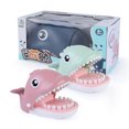thumbnail image 1 of Cute Whale Window Box Finger Biting Toy, Tooth Extraction Parent-child Game, Children's Trick Toy Color Shipped Randomly. One Of , Green Or Blue, 1 of 8