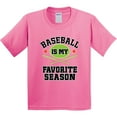 thumbnail image 3 of Inktastic Baseball is My Favorite Season Youth T-Shirt, 3 of 5