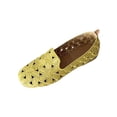 thumbnail image 3 of YHAJDS Closed Toe Flats for Women Solid Color Square Slip On Soft Loafers Casual Daily Work Shoes, 3 of 7