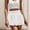 White, variant on Gifts Dianli Skirt Puff Women's Short Puff Hem Flared A Line Mini Skirt Y2K Bubble Hem Ultra Short Trendy Streetwear Festival Party Mini Skirt
