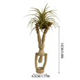 thumbnail image 3 of Dsscvnef Green Solid Wood Flower Pot Flower Holder Wooden Man Model Joint Puppet Desktop Ornaments, 3 of 7