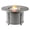 Gray, variant on Aluminum 44-in Round Propane Fire Table with Beads, Covers and Lid