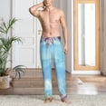 thumbnail image 6 of Lsque Sea and Fish Print Men's Pajama Pants, Lounge Pant - Comfortable Home Wear,Elastic Waistband, Stylish Design-Medium, 6 of 9