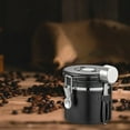 thumbnail image 6 of Amacok Coffee Canister for Ground Coffee with Co2-Release Valve & Scoop, 304 Stainless Steel Kitchen Food Airtight Storage Container for Coffee Beans, Grounds, Tea, Sugar, 6 of 6