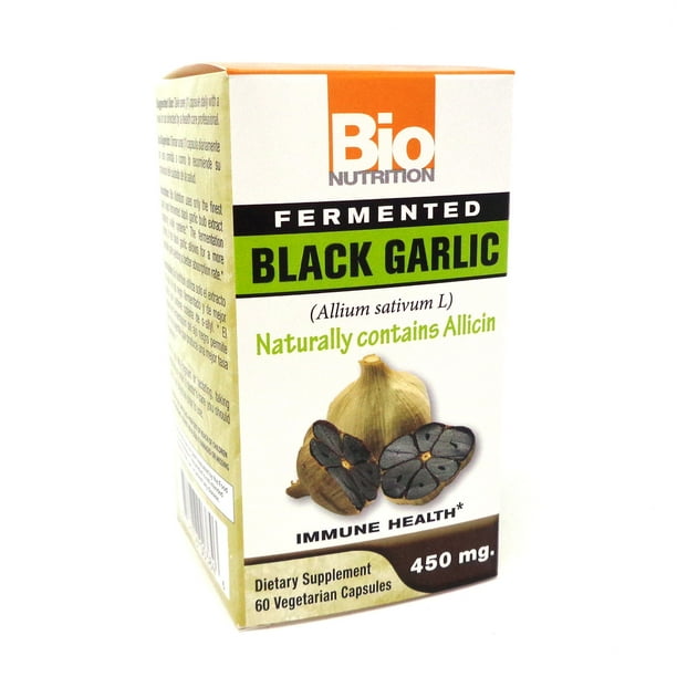 bio-nutrition-fermented-black-garlic-60-veg-caps-walmart-walmart