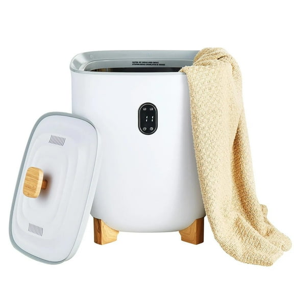 Towel Warmer 25L, Towel Warmer Bucket with 2 Heating Modes, Auto Shut Off, Bottom Heating Columns, LED Screen, Large Towel Warmer for Bathroom, Spa, Bathrobe, Blanket