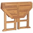 thumbnail image 4 of vidaXL 35.4 in Solid Teak Wood Folding Outdoor Dining Table, 4 of 4