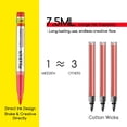 thumbnail image 3 of Marcador de Pintura Acrílica MEEDEN 72 Colores Punta de Pincel 7,1 ml, 3 of 7