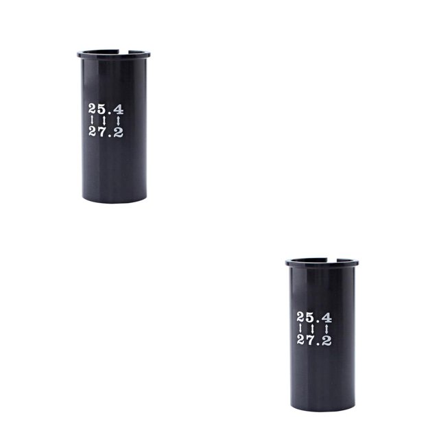 Tubo de asiento de bicicleta Greeniant adaptador de manga reductora 27.2 mm 2piezas negro