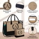 thumbnail image 5 of Bolsa Tote YOOLIFE Regalos de Cumpleaños para Mujeres con Letra J en Yute, 5 of 8