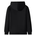 thumbnail image 4 of Breezora Women's Cozy Fleece Lined Hooded Pullover with Long Sleeves and Side Pockets for Cold Weather L Size Black, 4 of 4