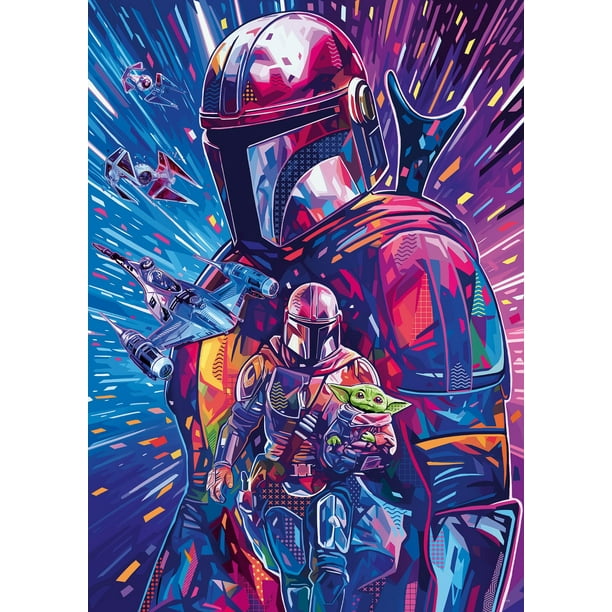 Rompecabezas Ravensburger Star Wars The Mandalorian, 500 piezas