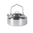 thumbnail image 1 of Outdoor Stainless Steel Kettle Locking Handle Camping Hung Pot Portable Coffee Pot Picnic Cooker 1L Teapot Cooking Accessory, 1 of 7