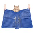 thumbnail image 1 of Alfombrilla grande para atrapar gatos, suave para las patas de los gatos, alfombrilla para caja de arena que mantiene el suelo limpio, azul, 1 of 5