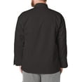 thumbnail image 2 of 0402-0105 Classic Chef Coat 10 Buttons in Black - Xlarge, 2 of 8