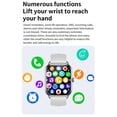 thumbnail image 4 of TFixol 1.9" HD Touchscreen Smartwatch KT65 with Bluetooth Calling, Multiple Sports Modes, IP67 Waterproof, Compatible with Android & iOS, Rose Gold Steel & Silicone Straps, 4 of 7
