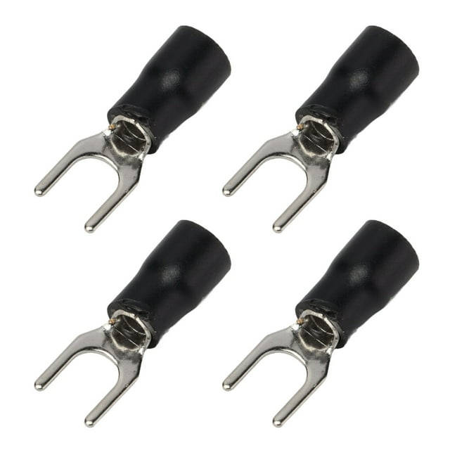 Insulated Crimping Connector, Copper Conductivity U Type Terminals 100PCS For 16-14AWG Electrical Cables