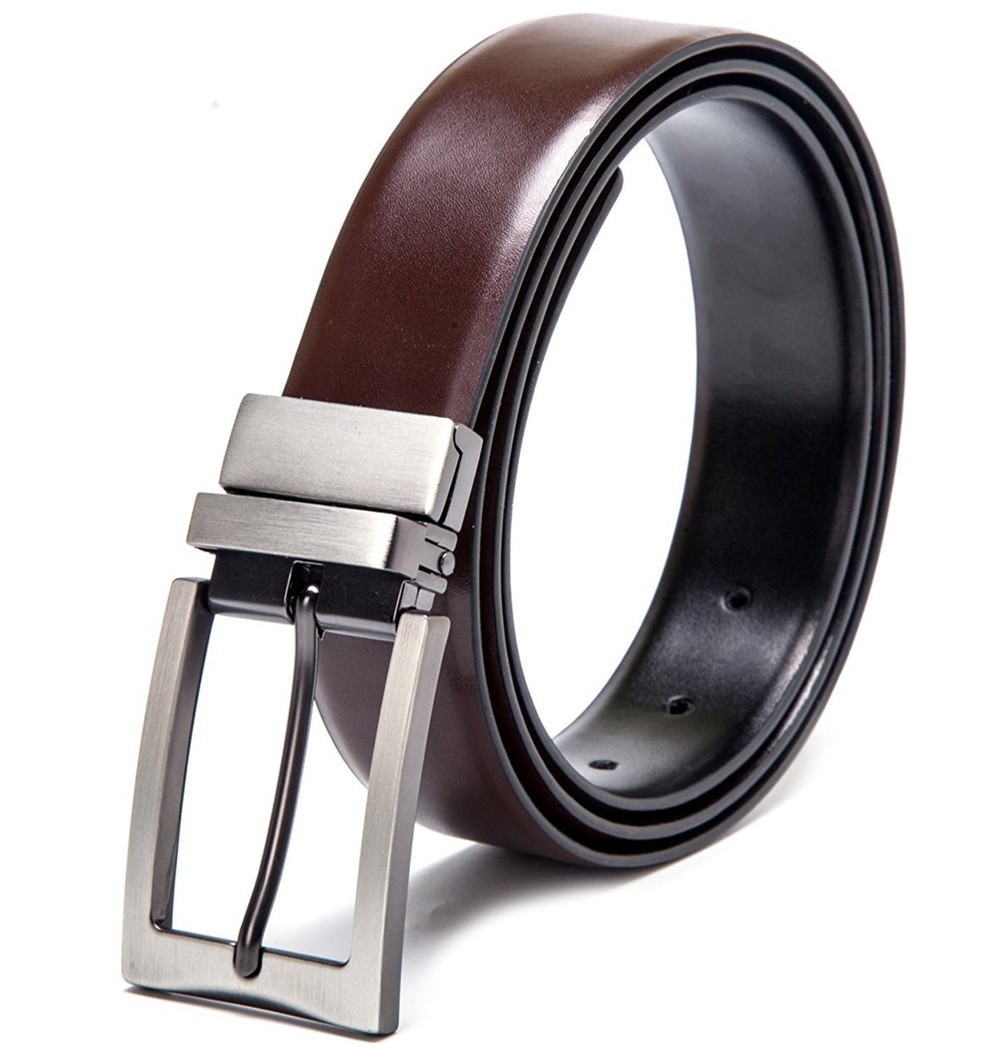 men's reversible dress belt