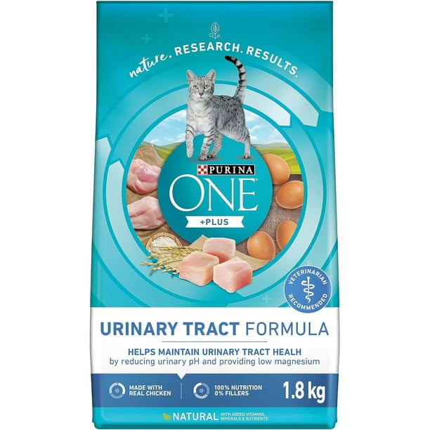 Purina ONE, Natural Dry Cat Food, Urinary Tract Health 1.8 kg Bag