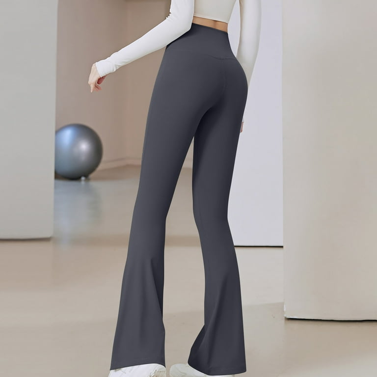 Feancey Slim Fit Yoga Pants for Women Seamless Flare Leggings