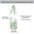 thumbnail image 5 of Kuiaobaty Leaf Green Pattern Ironing Board Cover Non-Slip Ironing Board Replacement Cover Protective Scorch Polyster with Elastic Edge and 3 Fasteners Home & Kitchen Accessories, 5 of 5