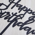 thumbnail image 2 of Cake topper AMINJIE Feliz cumpleaños negro de acrílico, 2 of 5