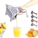 thumbnail image 1 of Exprimidor De Limón Exprimidor De Jugo Exprimidor Prensa Manual - Exprimidor Manual De Acero Inoxidable Plata, 1 of 3