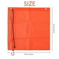 thumbnail image 6 of 4Pcs 18x18 inch Mesh Safety Flags Orange Warning Flag Bungee Safety Flag Good Visibk9164, 6 of 6