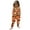 Orange, variant on Toddler Girls Halloween Pumpkin Jumpsuit Cartoon Printed Strap Romper Overalls Soft Stretchy Fall Baby Jumpsuit for Kids 12-24 Months
