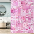 thumbnail image 5 of Idea4wall 3pcs Playful Pink Pop Culture Dynamic Collage of Modern Wall Murals, Removable Self-Adhesive Stick Wallpaper Large Wall Stickers for Home Decorative, 72"x132", 5 of 5
