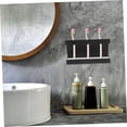 thumbnail image 4 of Niceauty Wall Mounted Toothbrush Holder Black Stainless Steel with Moisture Absorbing Diatomite, 4 of 8