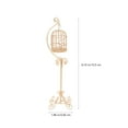 thumbnail image 4 of Decor Bird Cage Miniature Metal Birdcage Outdoor Exquisite Decoration, 4 of 6