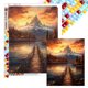 thumbnail image 1 of GS3984 Paisaje Diamantes Serie Paisaje Cuadrado Diamante Resina 40*50CM, 1 of 9