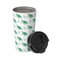 thumbnail image 2 of KLL Turtle Pattern Stainless Steel Vacuum Insulated Tumbler - Carry Insulated Coffee Mug - Reusable Insulated Cold Brew Iced Coffee Cup Thermos, 2 of 8