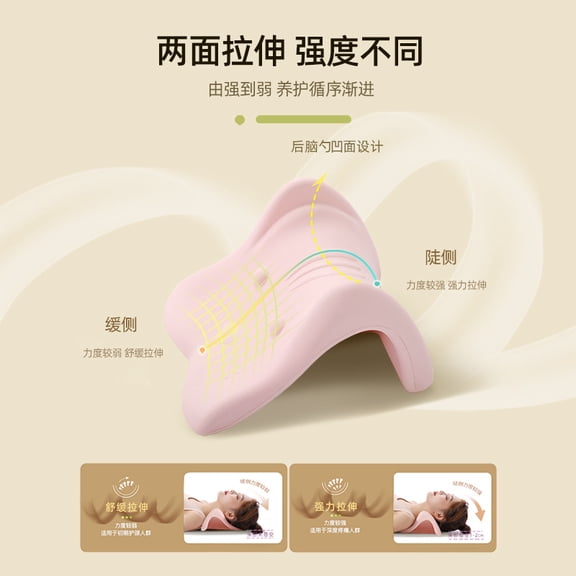 Sleep neck pillow, non traction, luxurious packaging, used for repair and correction, helps with sleep, neck protection pillow