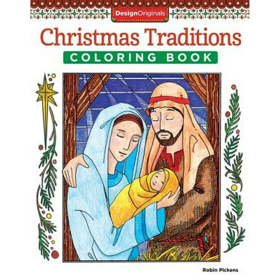Pre-Owned Christmas Traditions Coloring Book (Paperback) 1497200822 9781497200821