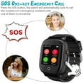 thumbnail image 4 of 4G Smart Watch Kids Wristwatch Touch Screen GPS Locator Tracker Anti-Lost SOS Video Call Wifi Function, Black, 4 of 14