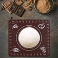 thumbnail image 4 of Silicone Baking Mat, Thick Large Non Stick Sheet Mat with Measurement, Non-slip Dough Rolling Mat, Reusable Food Grade Silicone Counter Mat for Making Cookies,Bread and Pastry, 1Pc(Coffee,11.4x10.2"), 4 of 7