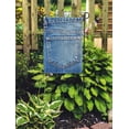 thumbnail image 2 of KDAGR Denim Blue Jeans Pocket Back Western Country Indigo Closeup Washed Garden Flag Decorative Flag House Banner 12x18 inch, 2 of 2
