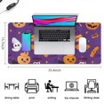thumbnail image 5 of Long Mouse Pads for Desk,Halloween Pumpkin Ghost Pattern Desk Mats on Top Of Desks, Desk Mouse Pad Extra Large with 3mm Non-Slip Base and Stitched Edge for Gaming,Office,Work,Home 35.4x15.7in, 5 of 5