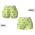 thumbnail image 5 of Picia Various Lemons Printed Workout Shorts for Women Seamless Scrunch Butt Lifting High Waisted Yoga Gym Booty Running Moisture-wicking Short Pants-XX-Large, 5 of 9
