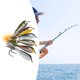 thumbnail image 4 of Pesca con Lucio Perca con juego de plumas Pesca con mosca Trucha Moscas Mezcla de 6 uds. Cola  Pesca Bass Pike Moscas, 4 of 8