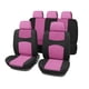 thumbnail image 1 of Funda de asiento Unique Bargains Universal Ajuste Completo para Camión SUV Negro Rosa, 1 of 1