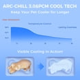 thumbnail image 3 of Areker Dog Cooling Mat 32"x44" – Self-Cooling Mat for Dogs, Large Reversible Cooling Pad with PCM + Arc-Chill, Extra Thick Non-Toxic Pet Mat for Summer Heat Relief, 3 of 8